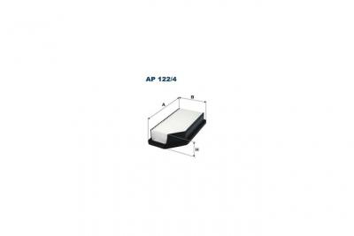FILTRON Filtre a  air  AP 122/4 (X1)