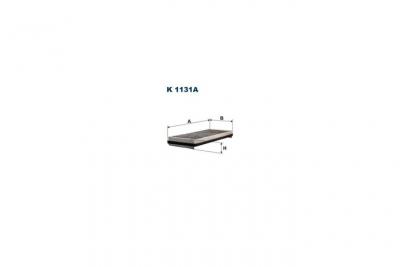 FILTRON Filtre, air de l'habitacle  K 1131A