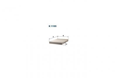 FILTRON Filtre d'habitacle (filtre &agrave; pollen)  K1155