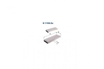 FILTRON Filtre d'habitacle (filtre &agrave; pollen)  K1162-2X