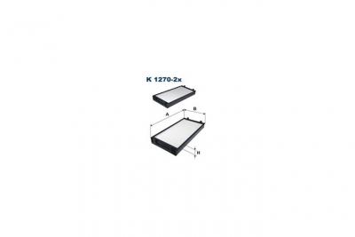 FILTRON Filtre d'habitacle (filtre &agrave; pollen)  K 1270-2x