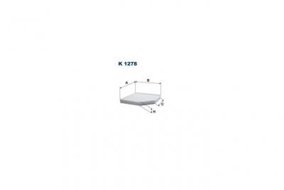 FILTRON Filtre, air de l'habitacle  K 1278