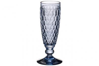 VILLEROY & BOCH Boston coloured Fl&ucirc;te &agrave; champagne blue Bleu 