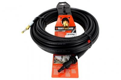 BLACK & DECKER Flexible deboucheur canalisation 16m pour Nettoyeur haute pression 