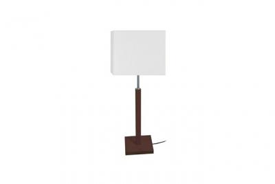 TOSEL FRIGGA Lampe a poser Bois de hetre acier 20x20x51 cm - Bois wanguee