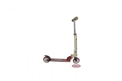 GENERIQUE Funbee Patinette Vintage Alu 2 Roues Rouge + Sangle
