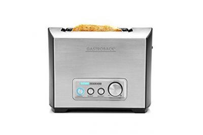  Grille Pain Gastroback Pro 2s une Fente Noir, Acier Inoxydable 950 W
