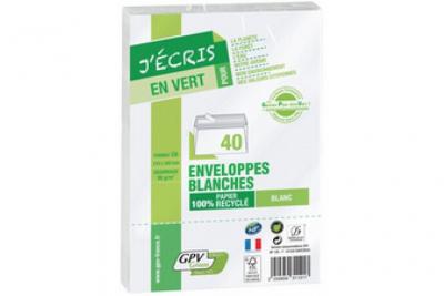 GPV  Enveloppes "Erapure" Dl 110 X 220 Mm, Sans Fenetre