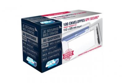 GPV Bo&icirc;te de 100 enveloppes blanches C5 162x229 90 g/m&sup2; fen&ecirc;tre 45x100 Secure&reg;