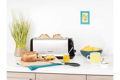 MOULINEX Grille Pain Avec 1 Fente 800w Gris Noir