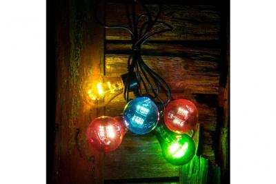 KONSTSMIDE  Guirlande lumineuse &agrave; 5 ampoules transparentes Multicolore