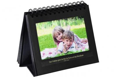 HAMA  Spiral Book Stand 11x15 Cm For 12 Bilder Photo Album Noir