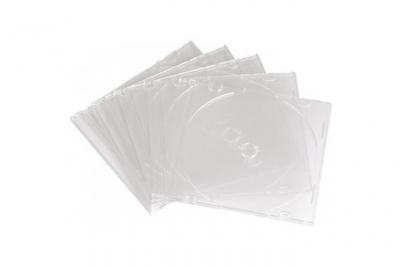 HAMA - Bo&icirc;tier plastique mince pour stockage CD - capacit&eacute; : 1 CD - transparent (pack de 25) 
