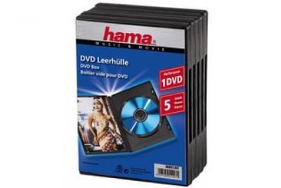 HAMA  Housse &agrave; DVD 00011495 1 CD/DVD/Blu-Ray noir plastique 30 pc(s) 