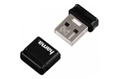 HAMA  FlashPen Smartly Cl&eacute; USB 2.0 Noir 10Mo/s 64Go