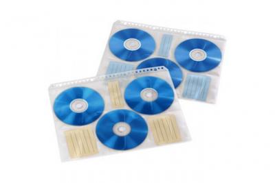 HAMA  Cd/dvd Index Sleeves 10 Units Blanc