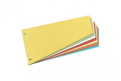 HERLITZ  Intercalaires, trap&eacute;zoidal, A4, carte lustr&eacute;e, vert 