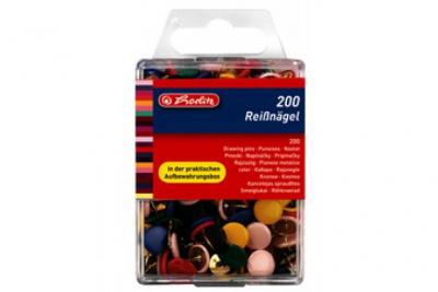 HERLITZ Punaises, blanc, diam&egrave;tre 9,5 mm  8770158