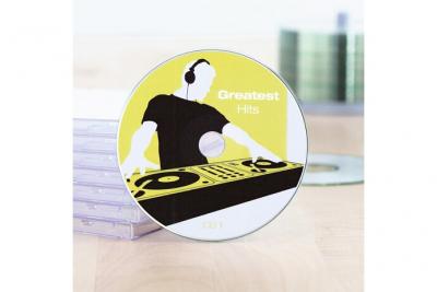 HERMA  5115 - Paquet de 50 &eacute;tiquettes, diam&egrave;tre 116 mm, couleur blanc