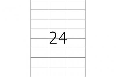HERMA  etiquettes blanc 70x37 200f. Din a4 4800 pi&egrave;ces 4615 DFX-164047