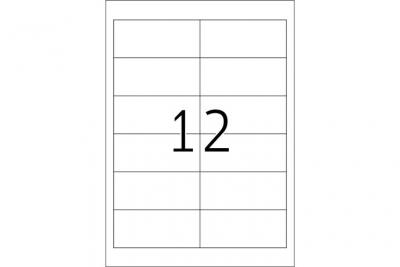 HERMA  5056 &Eacute;tiquettes 97 x 42,3 Premium A4 300 pi&egrave;ces Blanc