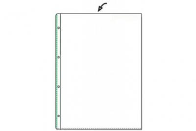 HETZEL  22443490 pack de 100 pochettes grain&eacute;e a3 paysage transparent