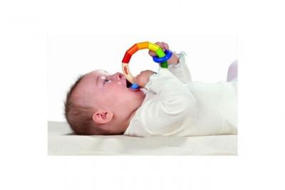 HABA - Hochet Anneau, 001121, Multicolore