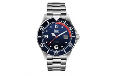 ICE WATCH Montre Homme Ice steel Bleu 015775-ICE Gris Ice-Watch