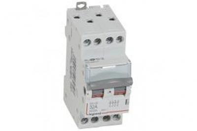 LEGRAND Interrupteur-sectionneur DX&sup3;-IS 4P 400V~ - 32A - 2 modules