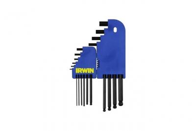 IRWIN Etui de 10 cl&eacute;s 6 pans sph&eacute;riques  1,5 &agrave; 10mm