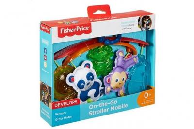 Jouet d&rsquo;&eacute;veil Fisher Price Mobile Animaux Rigolos
