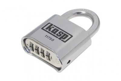 KASP Cadenas  K11750D argent avec serrure &agrave; combinaison