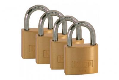 KASP  - Cadenas K12040D4 or-jaune avec serrure &agrave; cl&eacute; - or-jaune