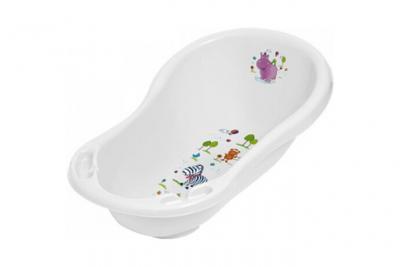  Keeeper Maria Collection Hippo 0-12 Months Ergonomic Bathtub Blanc