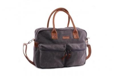 KIDZROOM  Sac &agrave; langer Vision of Love toile, gris