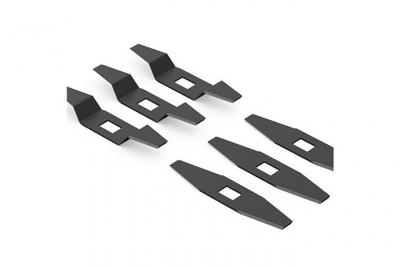 EXTEL  330101 Kit de Lame pour Tondeuse Garden 1000, Noir