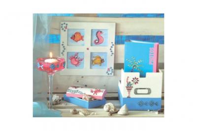 KREUL C. Set de pierres d&eacute;coratifs Hobby Line ""Multicolore