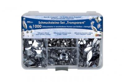 KREUL  set de pierres d&eacute;coratives hobby line transparent 49640
