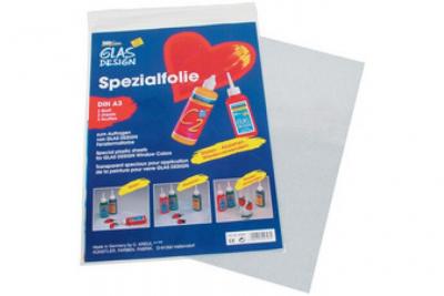 KREUL   transparent sp&eacute;cial hobby line ""glas design"", a4 noir