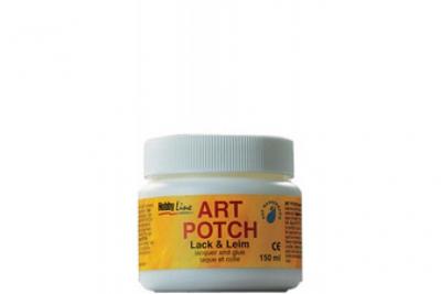 KREUL   vernis et colle de serviette art potch, mate, 150 ml noir