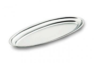 LACOR  61860 Plat &agrave; Poisson 60 cm, Argent