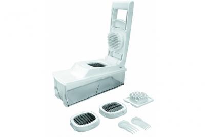 LACOR  - coupe-l&eacute;gumes 2 grilles blanc - 60344
