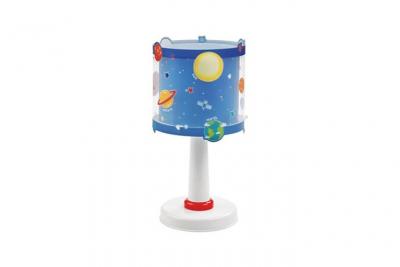 DALBER  Lampe de table Planets lueur dans les 30 cm bleu fonc&eacute;