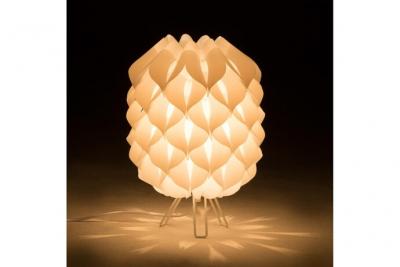 LUSSIOL LIGHTING Lampe en polypropyl&egrave;ne blanc h.34 cm