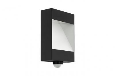 EGLO  Lampe murale LED &agrave; capteur d'ext&eacute;rieur Manfria 10 W Anthracite