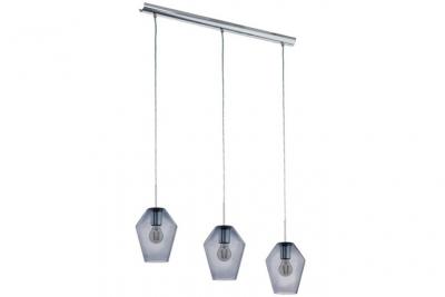 EGLO Suspension MURMILLO 3 ampoules chrome