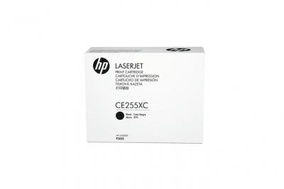 HP Cartouche de toner haute capacit&eacute;  CE255XC (55X) LaserJet Noir env.12 500 pages - Neuf