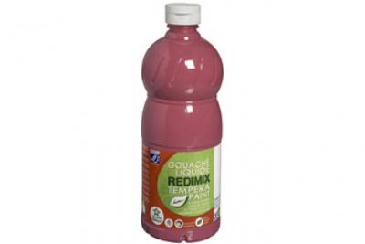 LEFRANC BOURGEOIS  - Gouache liquide Redimix pour enfants - Bouteille 1L - Argent