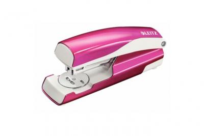  Leitz leitz agrafeuse nexxt wow 5002, rose m&eacute;tallique,sous blister noir 