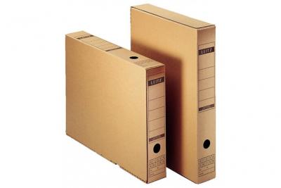 LEITZ  bo&icirc;te &agrave; archives avec languette de fermeture, - Lot de 10